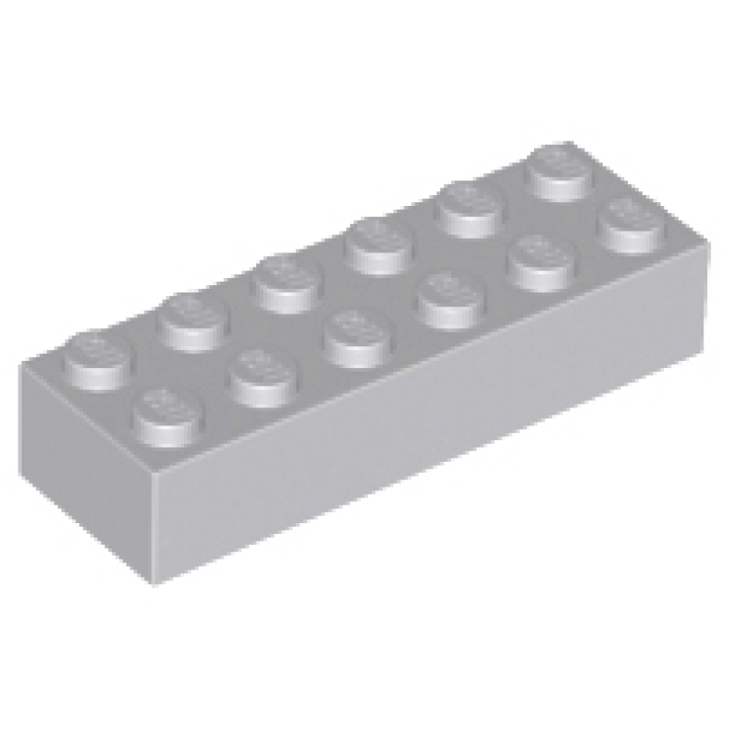 Steen 2x6 Light Bluish Gray